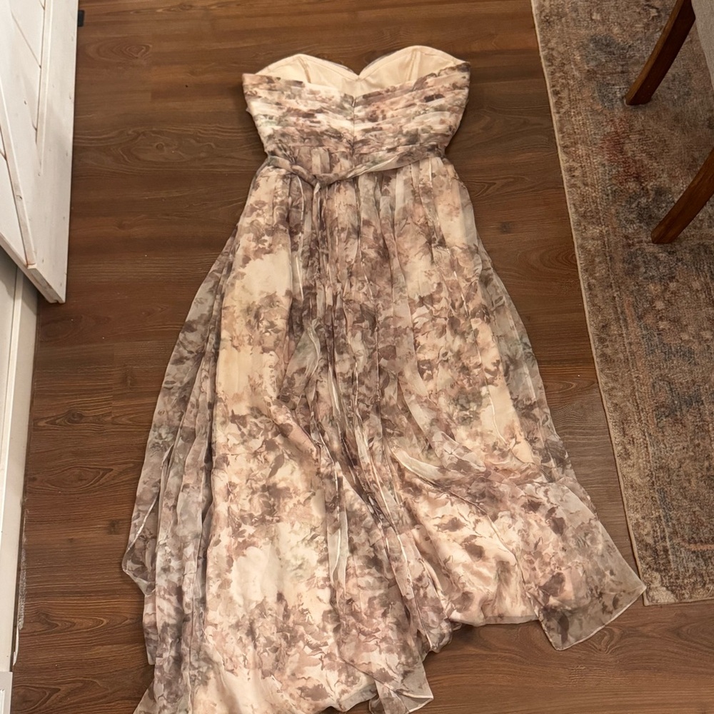 Jenny‎ Yoo Collection Tan Gown - Picture 5 of 9